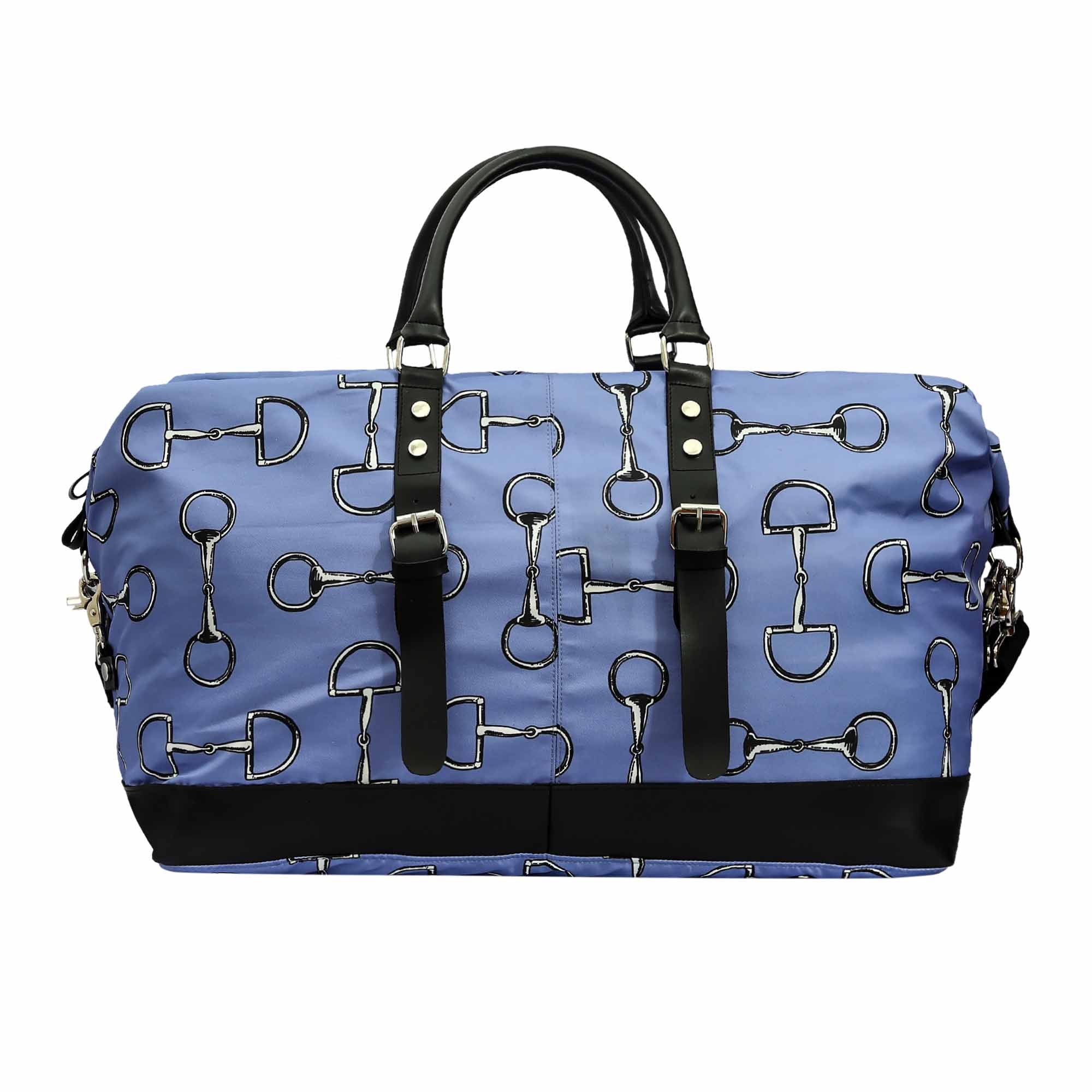 AWST Int'l Lila Vintage Snaffles Strappy Duffel Bag Questions & Answers