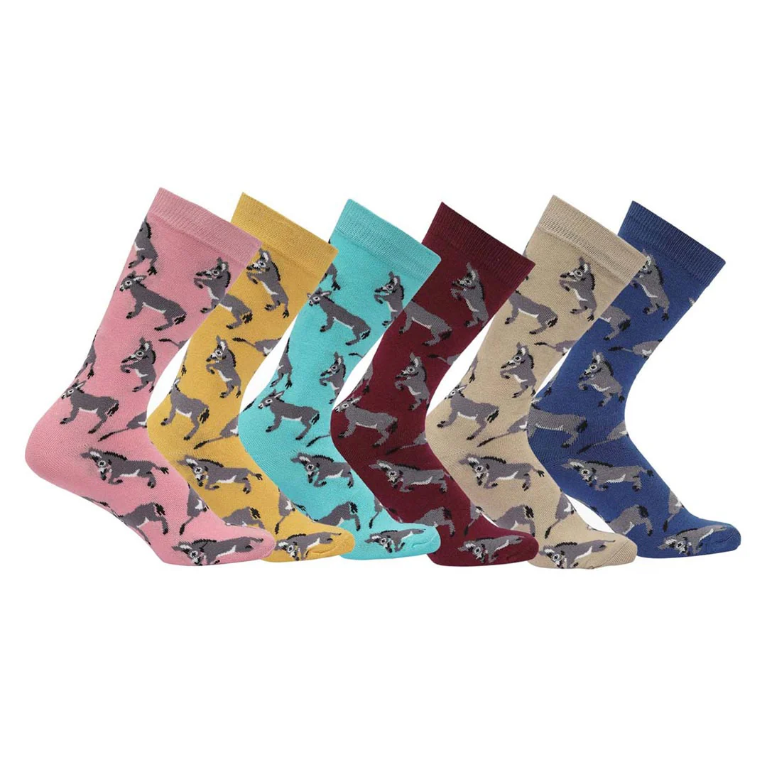 AWST Int'l Playful Donkeys Socks 6 pack Questions & Answers