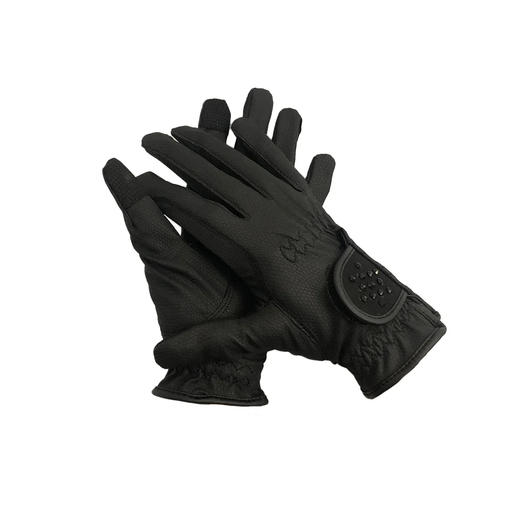 TuffRider Ladies Diamante Crystal Strap Riding Gloves Questions & Answers